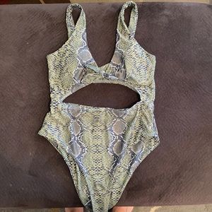 Shein SnakeSkin Monokini